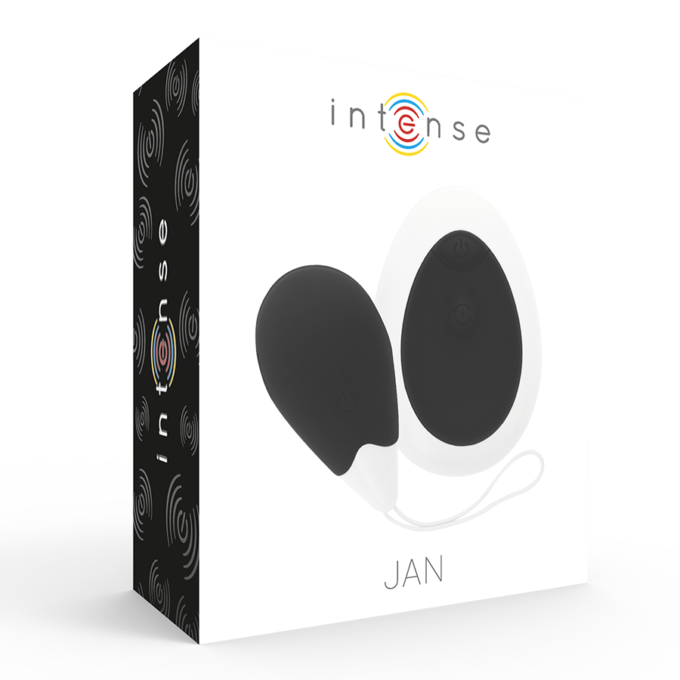 Intense - Jan Vibrating Egg Remote Control Black