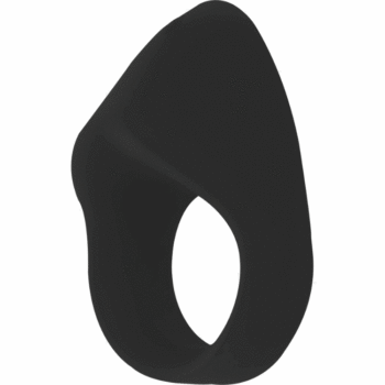 Intense - Oto Black Rechargeable Vibrator Ring