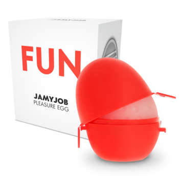 Jamyjob - Egg Masturbator Red Edition Discrett