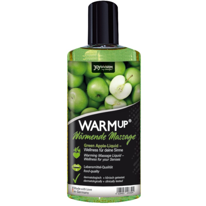 Joydivision Warmup - Green Apple Massage Oil - 150 Ml