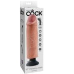 King Cock - 25.5 Cm Vibrating Cock Flesh
