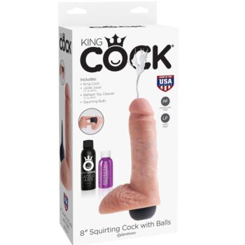 King Cock - Realistic Natural Ejaculator Penis 20.32 Cm