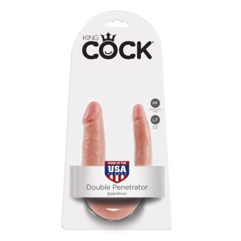 King Cock - U-shaped Small Double Trouble Flesh 12.7 Cm