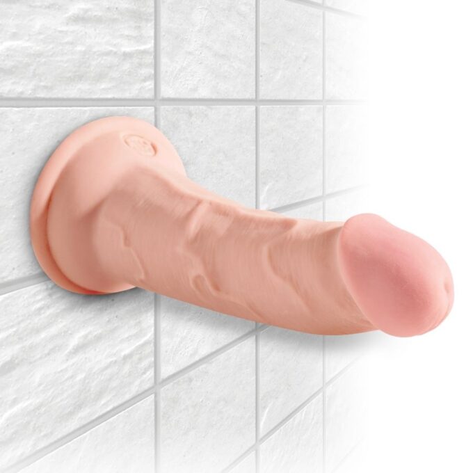 King Cock - Triple Density Dildo 13 Cm With Testicles