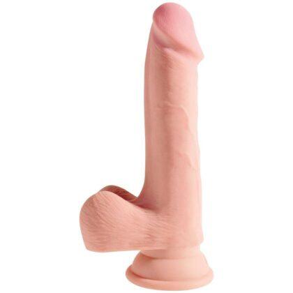 KING COCK - DILDO TRIPLA DENSIDADE 18.4 CM