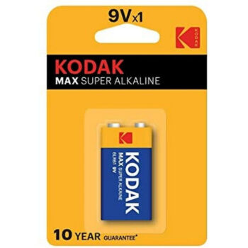 Kodak - Max Alkaline Battery 9v Lr61