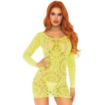 LEG-AVENUE-DRESSES-LEG-AVENUE-CROCHET-LACE-LONG-SLEEVE-MINI-DRESS-NEON-ONE-SIZE-1
