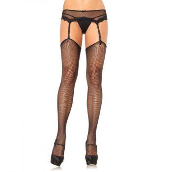 LEG AVENUE - MEIAS DE RENDA FLORAL