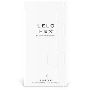 LELO - CAIXA DE PRESERVATIVO HEX 12 UNIDADES