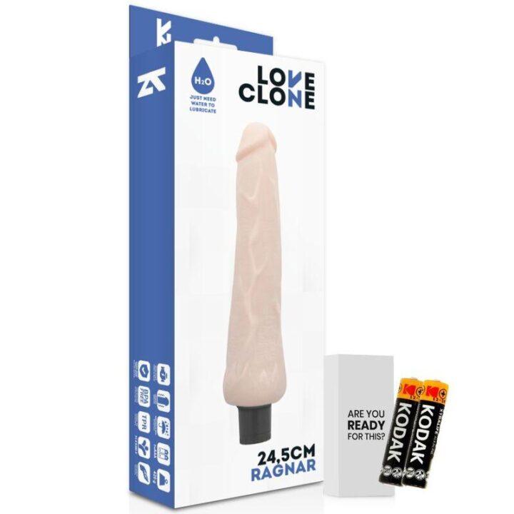 LOVECLONE - RAGNAR SELF LUBRICATION VIBRATOR 24.5 CM -O- 3.5 CM