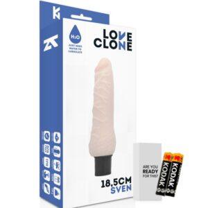 LOVECLONE - VIBRADOR AUTO LUBRIFICANTE SVEN 18.5 CM -O- 3.3 CM
