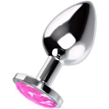 Ohmama - Anal Plug With Pink Crystal M