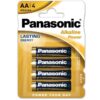 Panasonic - Bronze Battery Aa Lr6 4u