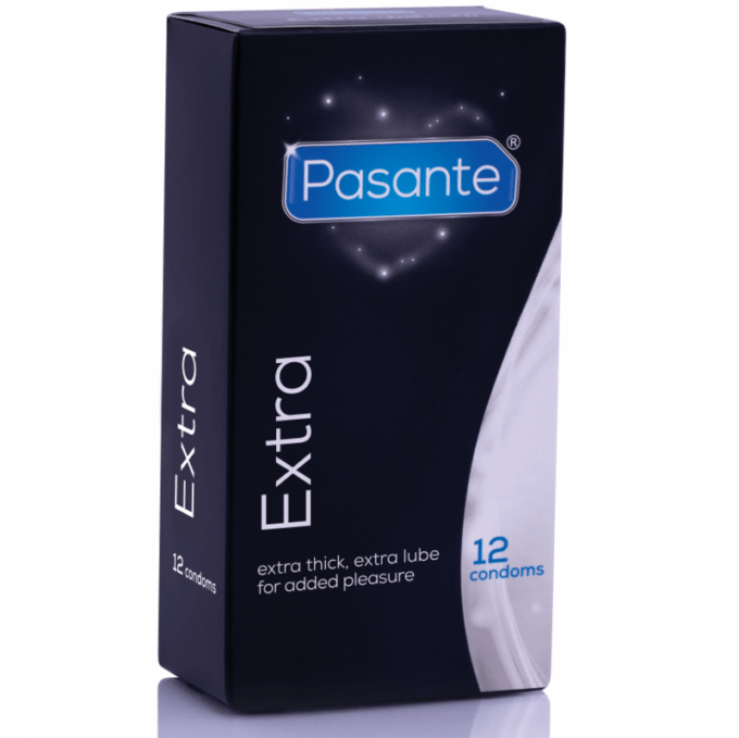 Pasante - Extra Condom Extra Thick 12 Units