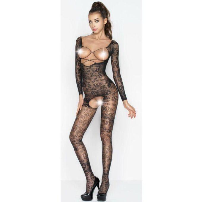 PASSION - WOMAN BS031 BODYSTOCKING PRETO TAMANHO ÚNICO
