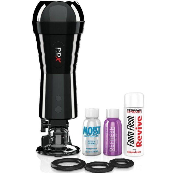 PDX ELITE - STROKER VIBRANTE COMPRESSOR DE GALO