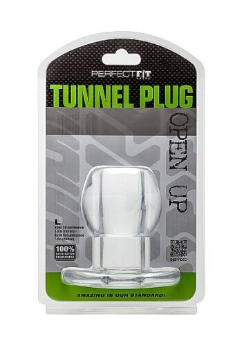 Perfect Fit Brand - Ass Tunnel Plug Silicone Clear L