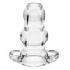 Perfect Fit Brand - Double Tunnel Plug Xl Large Clear