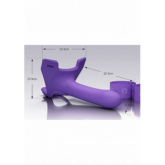Perfect Fit Brand - Zoro Strap On 5.5 W Waistband Violet