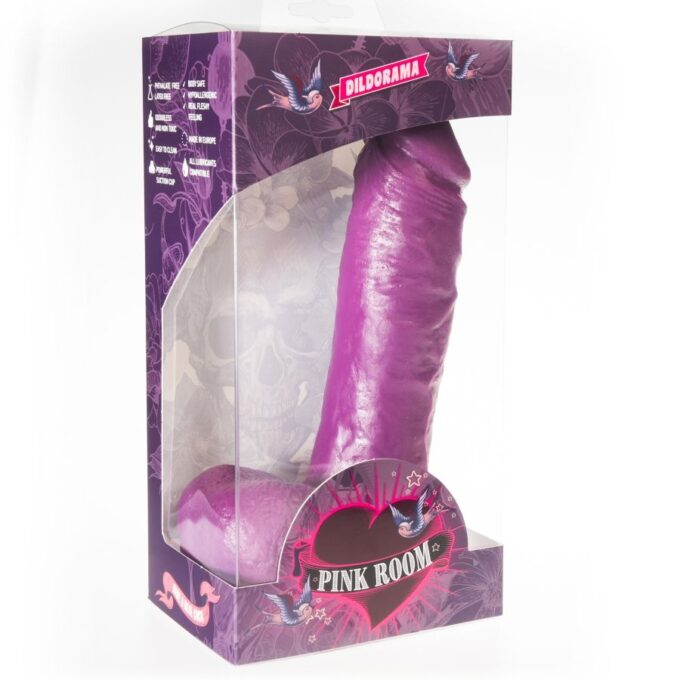 Pink Room - Anton Realistic Dildo Purple 21.5 Cm