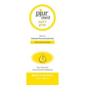 PJUR - LUBRIFICANTE DE SILICONE MED SOFT GLIDE 1.5 ML