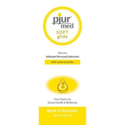 PJUR - LUBRIFICANTE DE SILICONE MED SOFT GLIDE 1.5 ML