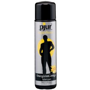 PJUR - LUBRIFICANTE ENERGIZANTE SUPER-HERÓI GINKGO 100 ML