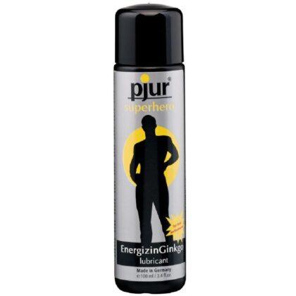 PJUR - LUBRIFICANTE ENERGIZANTE SUPER-HERÓI GINKGO 100 ML