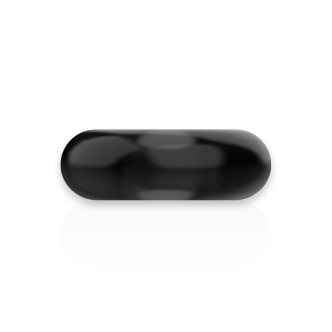 Powering - Super Flexible And Resistant Penis Ring 3.5cm Black