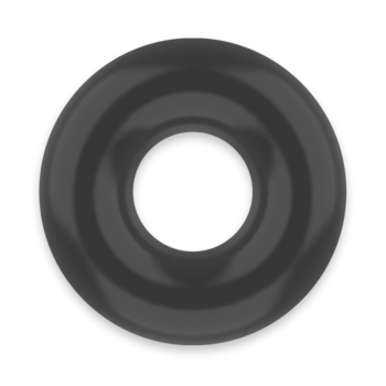 Powering - Super Flexible And Resistant Penis Ring 4.5cm Black