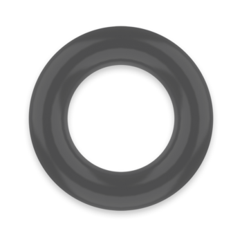Powering - Super Flexible And Resistant Penis Ring 4.8cm Pr05 Black