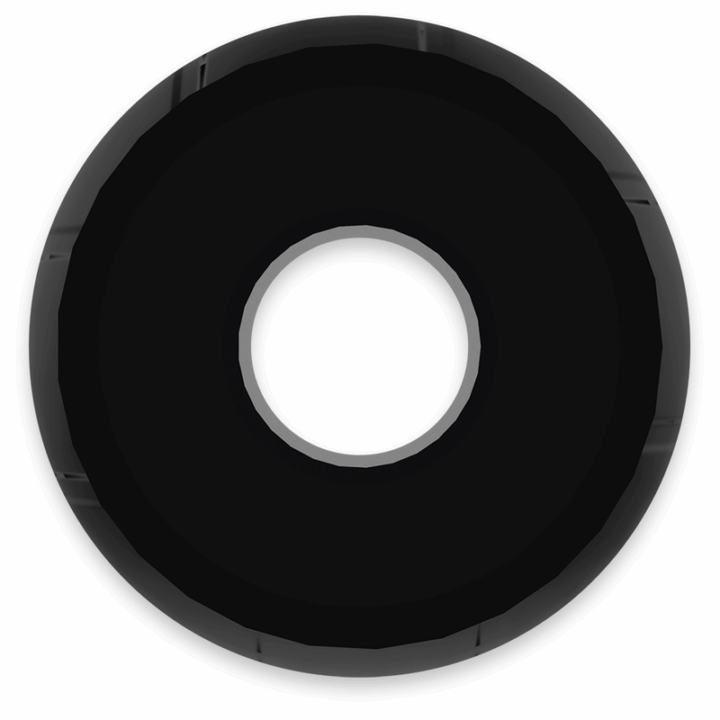 POWERING - ANEL PARA O PÉNIS SUPER FLEXÍVEL E RESISTENTE 5 CM PR11 PRETO