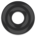 Powering - Super Flexible And Resistant Penis Ring 5cm Pr03 Black