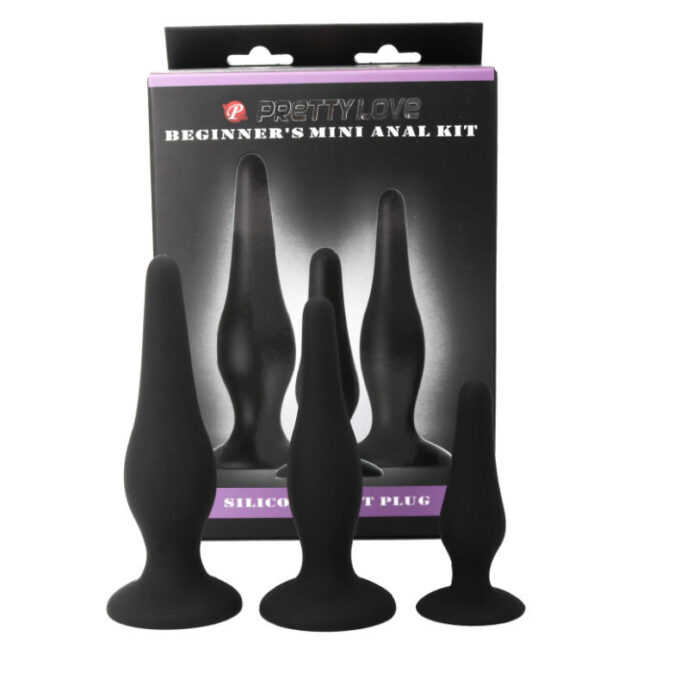 Pretty Love - Anal Plugs Silicone Initiation Kit