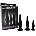 Pretty Love - Anal Plugs Silicone Initiation Kit