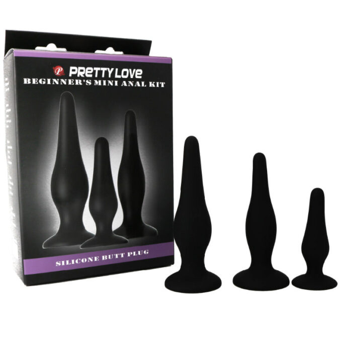 Pretty Love - Anal Plugs Silicone Initiation Kit