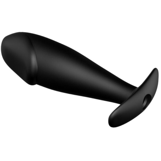 Pretty Love - Silicone Anal Plug Penis Form And 12 Vibration Modes Black