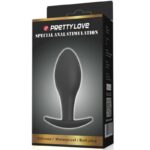 Pretty Love - Anal Plug Silicone Anchor 8.5 Cm Black