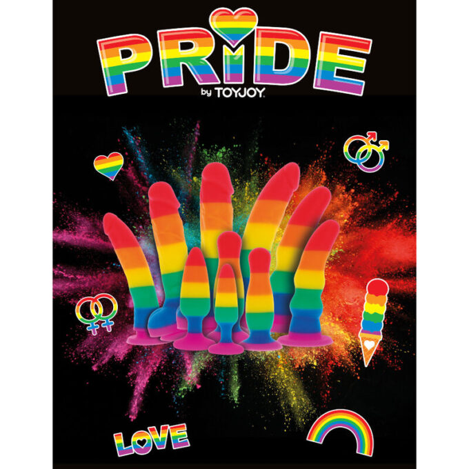 Pride - Lgbt Flag Dildo 15 Cm