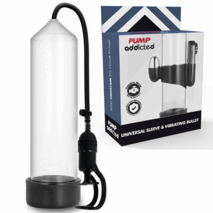 PUMP ADDICTED - VIBRADOR TRANSPARENTE RX5