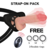 Rockarmy - Harness + Liquid Silicone Vibrator Premium Apache Remote Control 20.5 Cm -o- 4.62 Cm