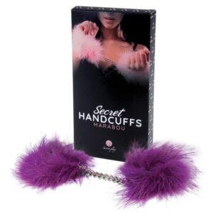 SECRETPLAY-100-FETISH-SECRETPLAY-PURPLE-MARABOU-HANDCUFFS-1