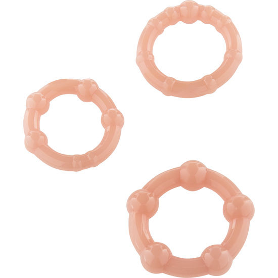 Seven Creations - Set Of Three Skin Penis Rings