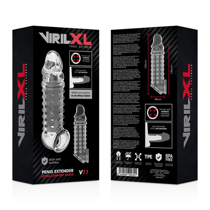 Virilxl - Penis Extension And Sheath V11 Transparent