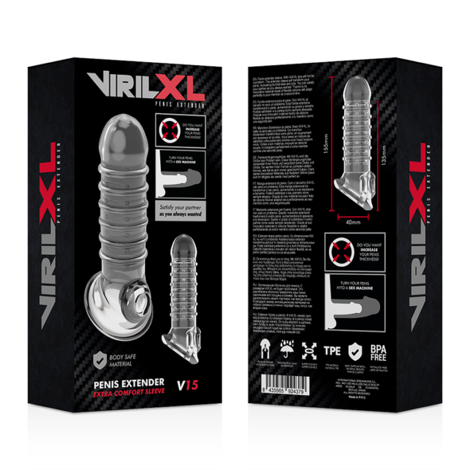 Virilxl - Penis Extension And Sheath V15 Transparent