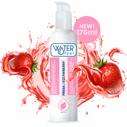 WATERFEEL - LUBRIFICANTE À BASE DE ÁGUA DE MORANGO 175 ML
