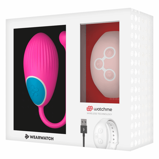 WEARWATCH - TECNOLOGIA WATCHME CONTROLE REMOTO OVO FÚCSIA / ROSA