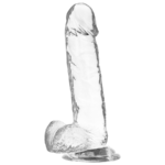 X Ray - Clear Cock With Balls 20 Cm -o- 4.5 Cm