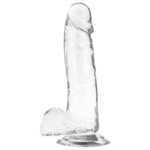 X Ray - Clear Cock With Balls 20 Cm -o- 4.5 Cm