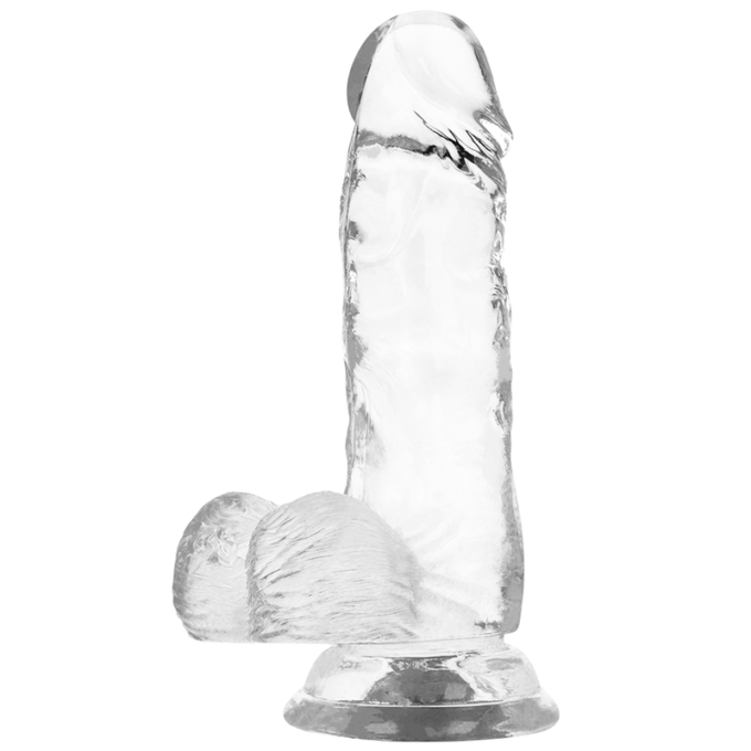 X Ray - Harness + Clear Cock With Balls 15.5 Cm -o- 3.5 Cm